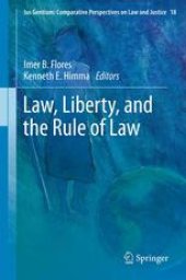 book Law, Liberty, and the Rule of Law