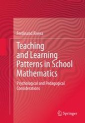 book Teaching and Learning Patterns in School Mathematics: Psychological and Pedagogical Considerations
