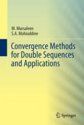 book Convergence Methods for Double Sequences and Applications