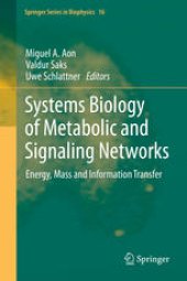 book Systems Biology of Metabolic and Signaling Networks: Energy, Mass and Information Transfer