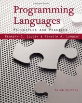 book Programming Languages: Principles and Practices