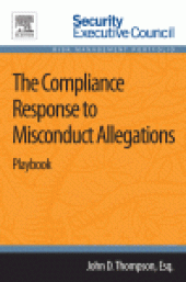 book The Compliance Response to Misconduct Allegations. Playbook