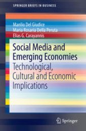 book Social Media and Emerging Economies: Technological, Cultural and Economic Implications