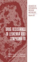 book Drug Resistance in Leukemia and Lymphoma III