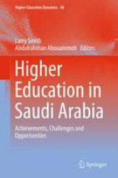 book Higher Education in Saudi Arabia: Achievements, Challenges and Opportunities