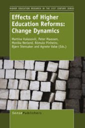 book Effects of Higher Education Reforms: Change Dynamics