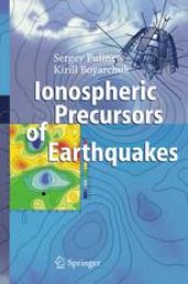 book Ionospheric Precursors of Earthquakes