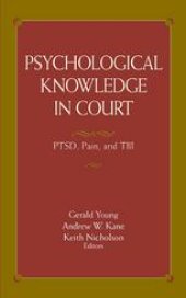 book Psychological Knowledge in Court: PTSD, Pain, and TBI