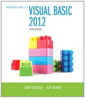 book Starting Out With Visual Basic 2012