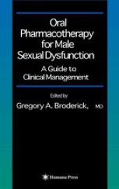 book Oral Pharmacotherapy for Male Sexual Dysfunction: A Guide to Clinical Management