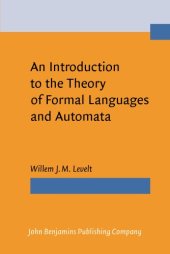 book An Introduction to the Theory of Formal Languages and Automata