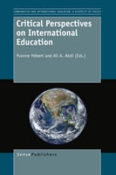 book Critical Perspectives on International Education