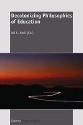 book Decolonizing Philosophies of Education