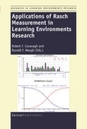 book Applications of Rasch Measurement in Learning Environments Research