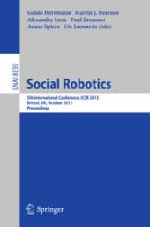 book Social Robotics: 5th International Conference, ICSR 2013, Bristol, UK, October 27-29, 2013, Proceedings