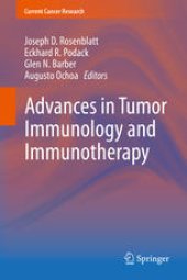 book Advances in Tumor Immunology and Immunotherapy