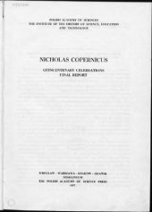 book Nicolas Copernicus. Quincentenary Celebrations Report