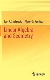 book Linear Algebra and Geometry