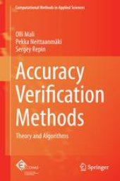 book Accuracy Verification Methods: Theory and Algorithms
