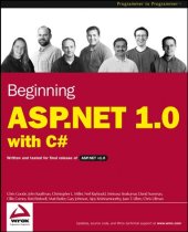 book Beginning ASP.NET 1.0 with C#