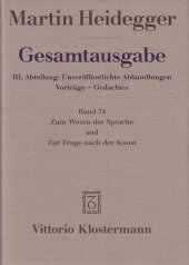 book Zum Wesen der Sprache und Zur Frage nach der Kunst