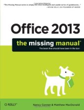 book Office 2013: The Missing Manual