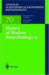 book History of Modern Biotechnology