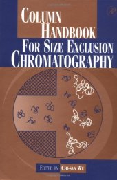 book Column Handbook for Size Exclusion Chromatography