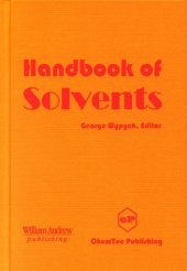 book Handbook of Solvents