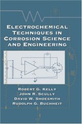 book Electrochemical Techniques in Corrosion Science and Engineering 