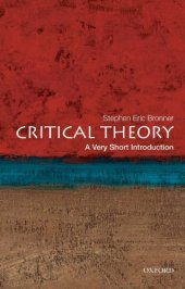 book Critical Theory: A Very Short Introduction
