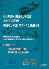 book Human Resources and Crew Resource Management: Marine Navigation and Safety of Sea Transportation