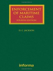 book Enforcement of Maritime Claims