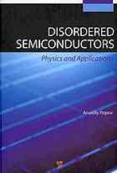 book Disordered Semiconductors: Physics and Applications