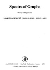 book Spectra of Graphs: Theory and Application