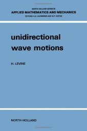 book Unidirectional Wave Motions
