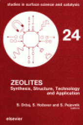 book Zeolites Synthesis, Structure, Technology and Application, Proceedings of an International Symposium, organized by the “Boris Kidrič” Institute of Chemistry, Ljubljana, on behalf of the International Zeolite Association