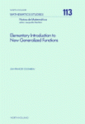 book Elementary Introduction to New Generalized Functions