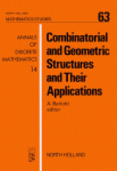 book Combinatorial and Geometric Structures and their Applications