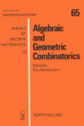 book Algebraic and Geometric Combinatorics