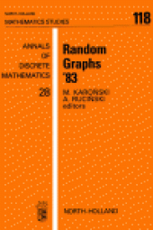 book Random Graphs ’83, Based on lectures presented at the 1st Poznań Seminar on Random Graphs