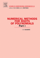 book Numerical methods for for roots of polynomials Part I