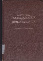 book Weather Matrix and Human Behaviour