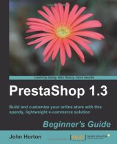 book PrestaShop 1.3 Beginner's Guide