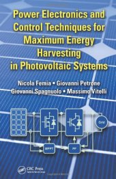 book Power Electronics and Control Techniques for Maximum Energy Harvesting in Photovoltaic Systems