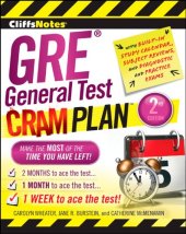 book CliffsNotes GRE General Test Cram Plan 2nd Edition