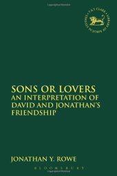 book Sons or Lovers. An Interpretation of David and Jonathan's Friendship