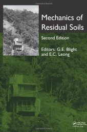 book Mechanics of Residual Soils, Second Edition