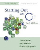 book Starting Out with C++: Early Objects