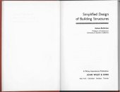 book Simplified Design of Building Structures